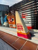 Vintage Shell X-100 Motorolie blik Triangel, Gebruikt, ., ., .