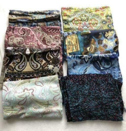 8 lange sjaals[V], Kleding | Dames, Mutsen, Sjaals en Handschoenen, Zo goed als nieuw, Sjaal, Ophalen of Verzenden
