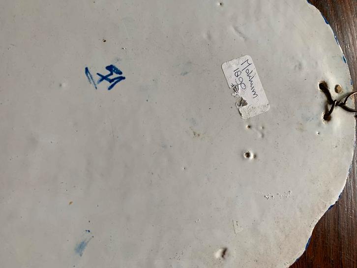 Tichelaar Makkum Schilderij, Eind 19e Eeuw, Antiek en Kunst, Antiek | Wandborden en Tegels, Ophalen of Verzenden