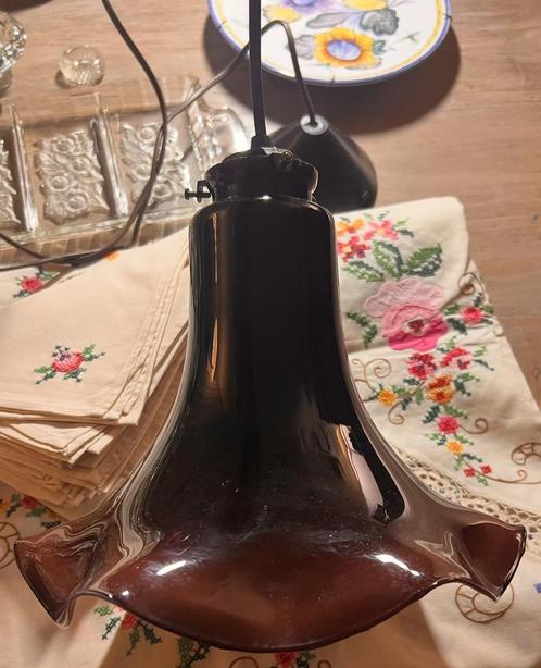 Franse lamp van opaline glas, Antiek en Kunst, Antiek | Lampen, Ophalen