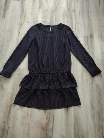 Prachtige zwarte jurk met laagjes en sterren Scotch&Soda, S. beschikbaar voor biedingen