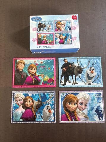 4 in 1 Elsa puzzel (35, 50, 70 & 100 stukjes) beschikbaar voor biedingen