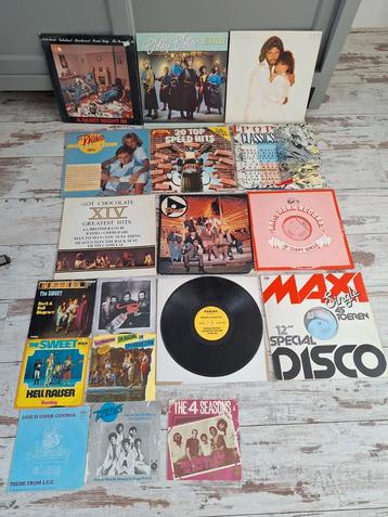 11 LP's vinyl & 7 singles (oa Dolly Dots, Streisand, Tavares beschikbaar voor biedingen