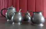 Tinnen servies van Meeuws & Zoon 4 delig, Antiek en Kunst, Ophalen