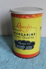 Blik Remia Margarine, Verzamelen, Ophalen of Verzenden, Gebruikt, Overige, Overige merken