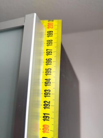 IKEA PAX DUBBELE KLEDINGKAST MEHAMN/AULI GLAS/SPIEGEL - afbeelding 4