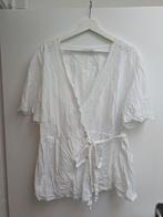 Witte overslag blouse Bodyflirt maat 48, Verzenden, Zo goed als nieuw, Bodyflirt, Blouse of Tuniek