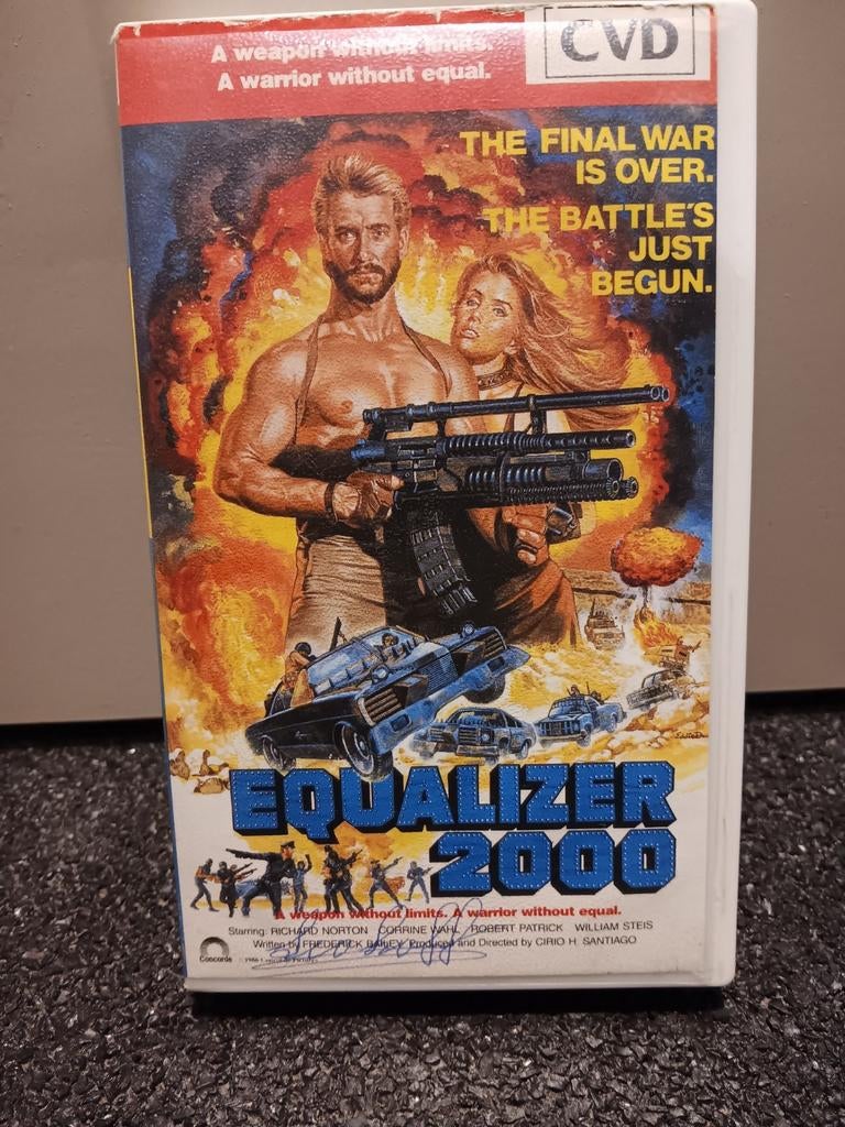 Equalizer 2000 vhs videoband nieuwstaat, Verzamelen, Poppetjes en Figuurtjes, Ophalen of Verzenden, Zo goed als nieuw