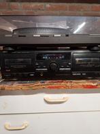Dubbele Cassettedeck - 1 kant werkt, Audio, Tv en Foto, Ophalen, Dubbel, JVC, Auto-reverse