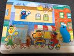 puzzel sesamstraat, 2 tot 4 jaar, Gebruikt, Ophalen of Verzenden, Van hout