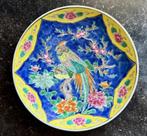 Uniek Antiek Meiji Taisho Yamatoku porseleinen bord €150, Antiek en Kunst, Ophalen