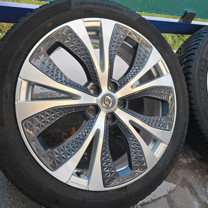 Origineel Renault Scenic winterset 195-55-20, Auto-onderdelen, Banden en Velgen, Band(en), Winterbanden, 20 inch, 195 mm, Ophalen