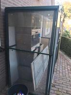 L vormige volière 3.5x2 m, Ophalen of Verzenden, Zo goed als nieuw, Aluminium, Volière