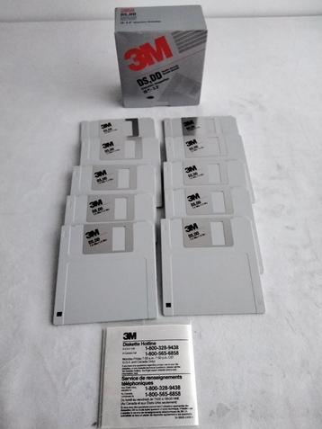 10 stuks 720kb diskettes nieuw in verpakking beschikbaar voor biedingen