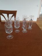 8 Oranjeboom bierglazen, Ophalen of Verzenden, Gebruikt, Glas of Glazen, Oranjeboom