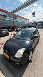 Suzuki Swift 1.3 5D 2005 Zwart, Auto's, Voorwielaandrijving, 965 kg, 400 kg, Handgeschakeld
