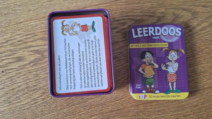 Leerdoos voor bollebozen - keer sommen - vermenigvuldigen, Kinderen en Baby's, Speelgoed | Educatief en Creatief, Zo goed als nieuw