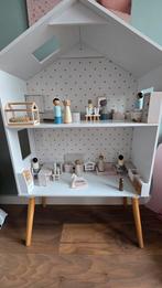 Petit Amelie poppenhuis met 2 sets inboedelmeubels, Ophalen, Zo goed als nieuw