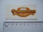 sticker oud Peijnenburg koek 100 jaar retro 1983 Beatrix kon, Verzenden, Zo goed als nieuw, Bedrijf of Vereniging