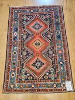 Vintage handgeknoopt perzisch tapijt yalameh 160x107, Info@SlatsAntiek.nl, 100 tot 150 cm, Perzisch, Ophalen of Verzenden
