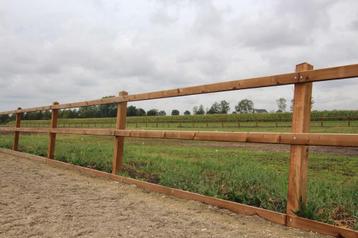 23. Houten hekwerk | hekwerken | paarden omheining  beschikbaar voor biedingen