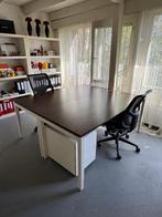 Luxe kantoor indeling ( 2 sets), Ophalen, In hoogte verstelbaar, Zo goed als nieuw, Bureau