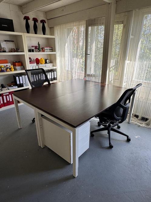 Luxe kantoor indeling ( 2 sets), Huis en Inrichting, Bureaus, Zo goed als nieuw, Bureau, In hoogte verstelbaar, Ophalen