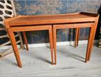Unieke deense vintage tafeltjes, Kurt Ostervig, Ophalen of Verzenden, Zo goed als nieuw, 75 cm of meer, 60 cm of meer