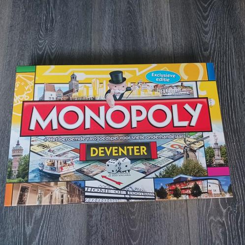 Nr 48) Monopoly Deventer. Exclusieve editie., Hobby en Vrije tijd, Gezelschapsspellen | Bordspellen, Zo goed als nieuw, Ophalen of Verzenden