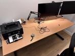Bureau 180cm breed, in hoogte verstelbaar., Ophalen, Gebruikt, Overige kleuren, Eén