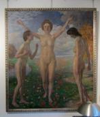 Gerard Wustmann 1873-1938==SYMBOLIST==doek 160x140 cm, Antiek en Kunst, Kunst | Schilderijen | Klassiek, Ophalen