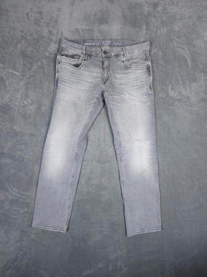 PME Legend Broek Commander 3.0 W38 L32 Relaxed Fit Grijs, Kleding | Heren, Spijkerbroeken en Jeans, Zo goed als nieuw, W36 - W38 (confectie 52/54)