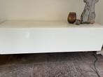 Hoogglans tv meubel, Ophalen, 100 tot 150 cm, Zo goed als nieuw, Minder dan 100 cm