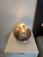 Tafellamp bloem motief zwart - 2x, Ophalen, Zo goed als nieuw, Minder dan 50 cm