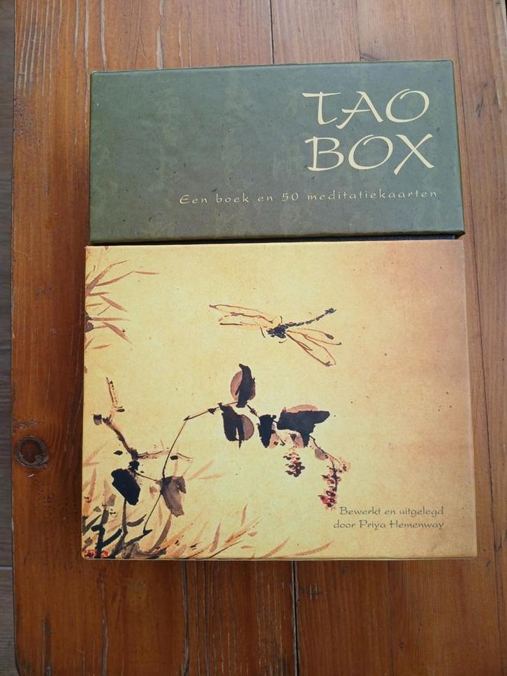 Tao Box - Priya Hemenway - Meditatiekaarten VASTE PRIJS, Boeken, Esoterie en Spiritualiteit, Zo goed als nieuw, Overige typen