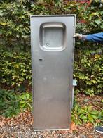 RVS keukenblad met geintegreerde spoelbak, Ophalen, Gebruikt, Overige kleuren, 150 tot 200 cm