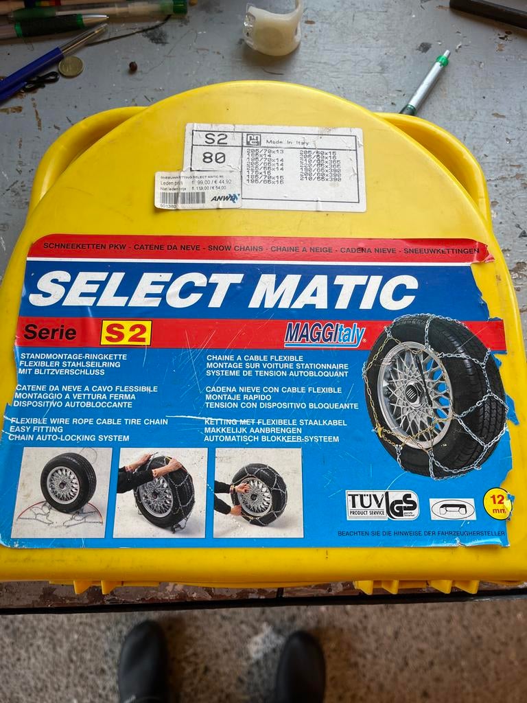 Select Matic S2 80 Sneeuwkettingen, Ophalen, Gebruikt