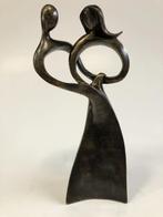Bronzen Beeld - Liefdeskoppel Echt brons, Antiek en Kunst, Ophalen of Verzenden