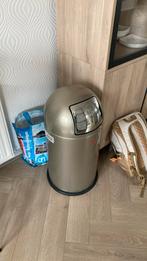 Wesco Pushboy vuilnisbak 50 liter, Huis en Inrichting, Woonaccessoires | Prullenbakken, Ophalen, Gebruikt, 40 liter of meer, Metaal