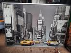 New York "Times Square' 140x100cm, Huis en Inrichting, Ophalen, Gebruikt, 125 cm of meer, Schilderij