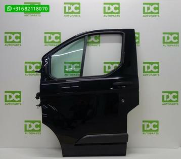 Ford Transit Custom ('12-'18) Voorportier links zwart beschikbaar voor biedingen