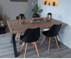 Steigerhouten eettafel, Huis en Inrichting, Tafels | Eettafels, Ophalen, 50 tot 100 cm, Zo goed als nieuw, 150 tot 200 cm