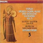 Vivaldi - Sacred Choral Music vol. 3 Negri Philips cd, Ophalen of Verzenden, Barok, Zo goed als nieuw, Vocaal
