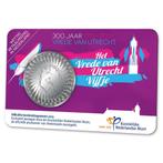 Vrede van Utrecht vijfje in Coincard UNC (2), Ophalen of Verzenden, Koningin Beatrix, Euro's