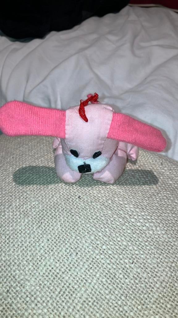 Frits struis hond roze klein, Ophalen of Verzenden, Zo goed als nieuw, Hond