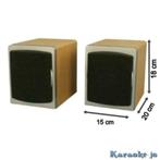 MT-LOGIC Stereo Luidsprekerset 5 inch 2-weg 2 x 20 Watt, Overige merken, Nieuw, Ophalen of Verzenden, Minder dan 60 watt