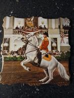 Vintage onderzetters Spaanse rijschool, Ophalen of Verzenden, Nieuw, Glas of Kopje