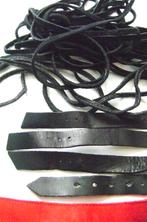 echt leer gespen riemtjes touwtjes crafting post apoc gothic, Verzenden, Zo goed als nieuw, Materiaal