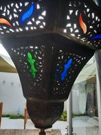 Grote Marokkaanse messing hanglamp, Ophalen, Gebruikt