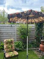 Vintage bloemen parasol, Tuin en Terras, Ophalen of Verzenden